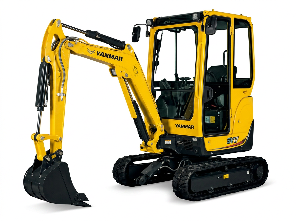 Minibagger Yanmar SV15 mieten in Sereetz